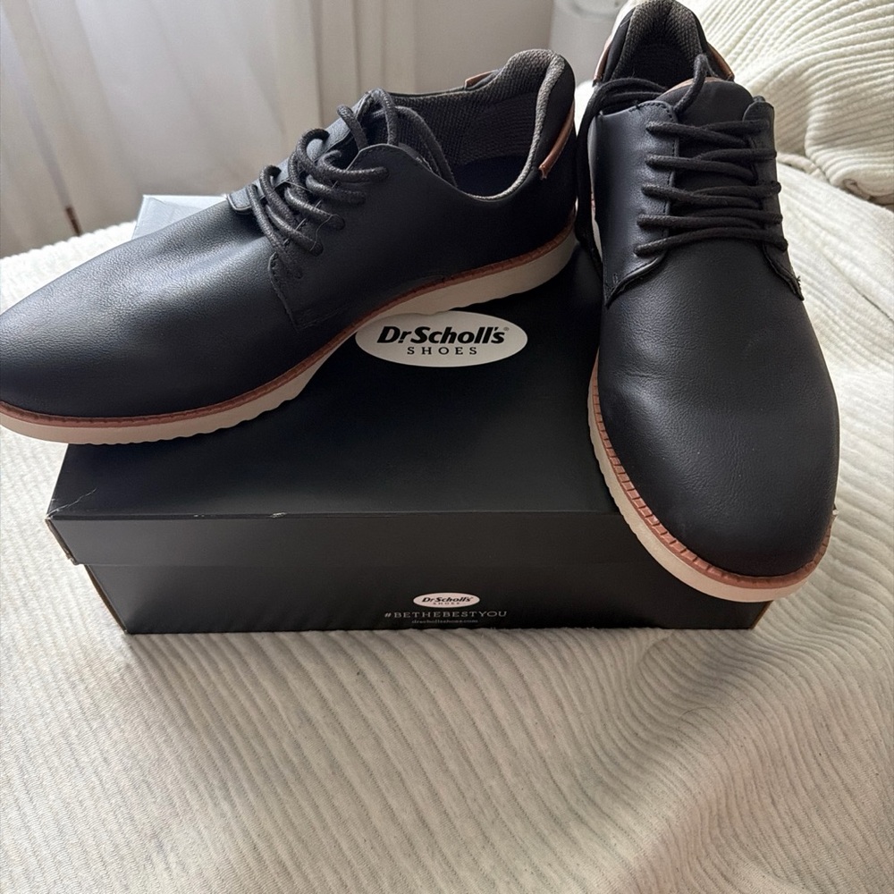 Dr. Scholl's Men's Black Casual Lace-Up Shoes